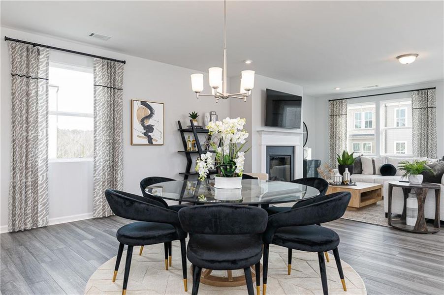Furnished interior view inside a new home in , Lawrenceville (Image 26).