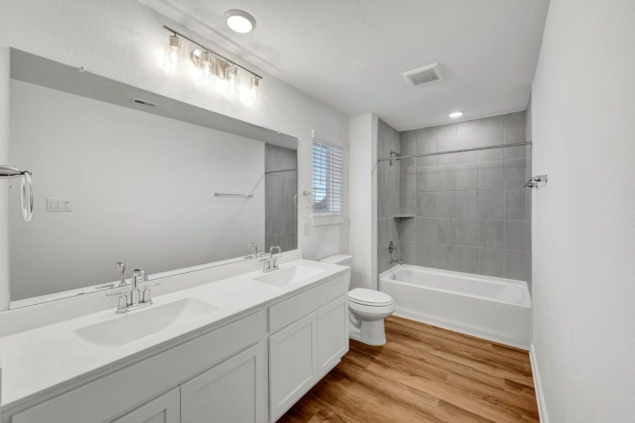 Furnished interior view inside a new home in Ambrose, La Marque (Image 8).