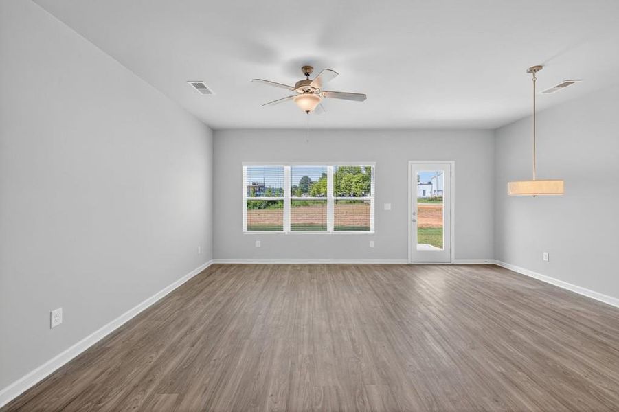 Spacious, unfurnished interior of a new home in The Reserve at Clocktower, Douglasville (Image 11).