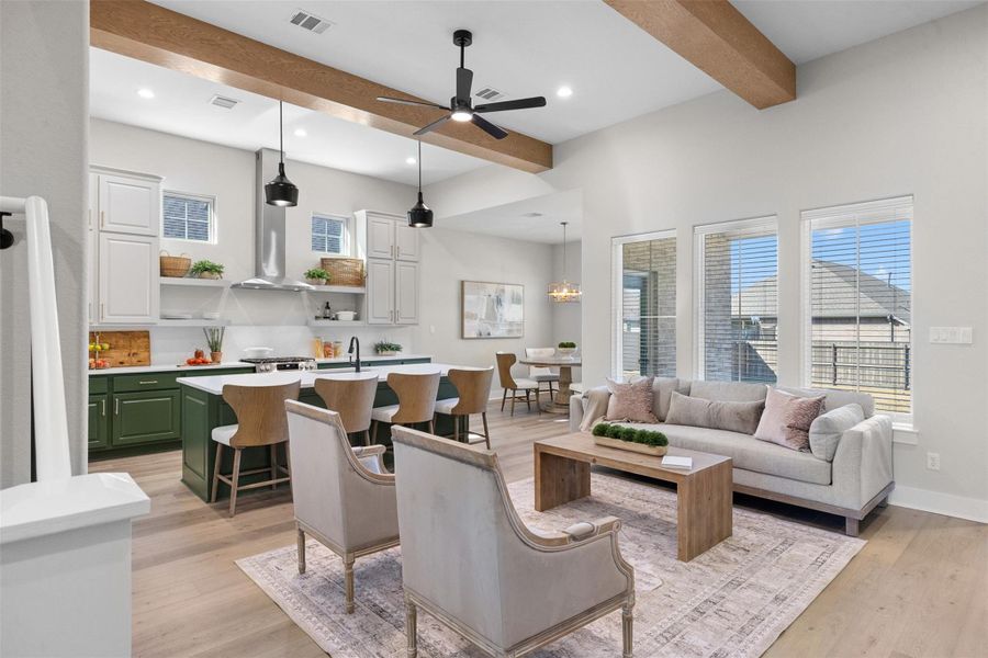 Furnished interior view inside a new home in , Bryan (Image 13).