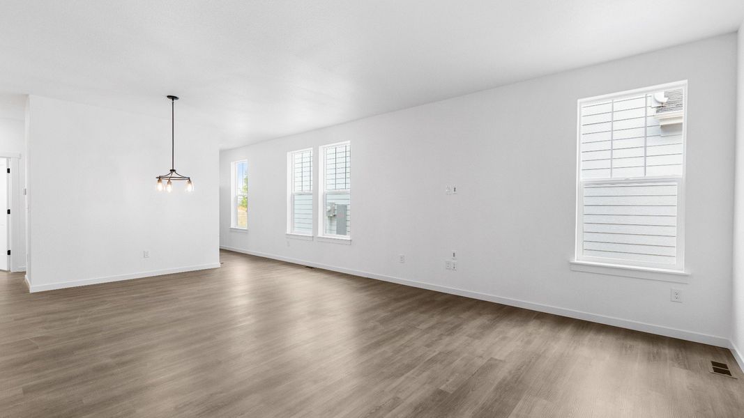 Furnished interior view inside a new home in Timnath Lakes, Timnath (Image 8).