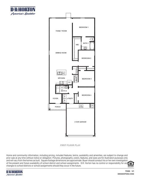 2D floor plan layout of this home in , Iowa Colony, TX (Image 3).