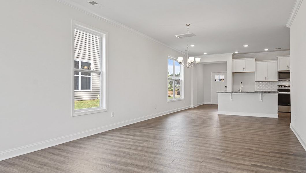 Spacious, unfurnished interior of a new home in Pleasant Grove, Weaverville (Image 13).