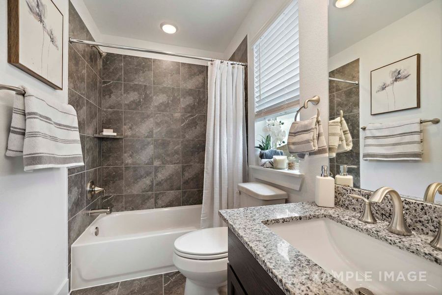 Representative furnished interior of a home built from the The Philip A with 3-Car Garage by Davidson Homes LLC in Lago Mar, Texas City (Image 16).