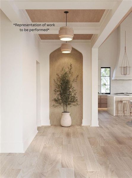 Furnished interior view inside a new home in , Alpharetta (Image 4).