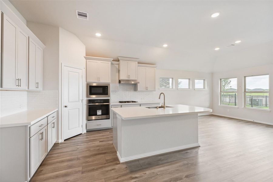 Furnished interior view inside a new home in Sunterra, Katy (Image 9). Furnished interior view inside a new home in Sunterra, Katy (Image 9).