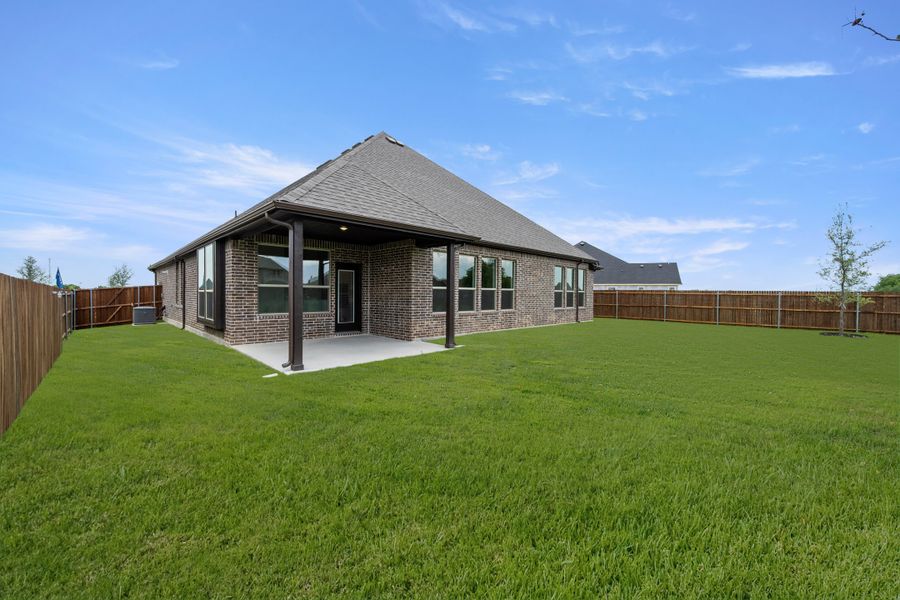 Exterior details and patio area of a home in Redden Farms, Midlothian (Image 20). Exterior details and patio area of a home in Redden Farms, Midlothian (Image 20).