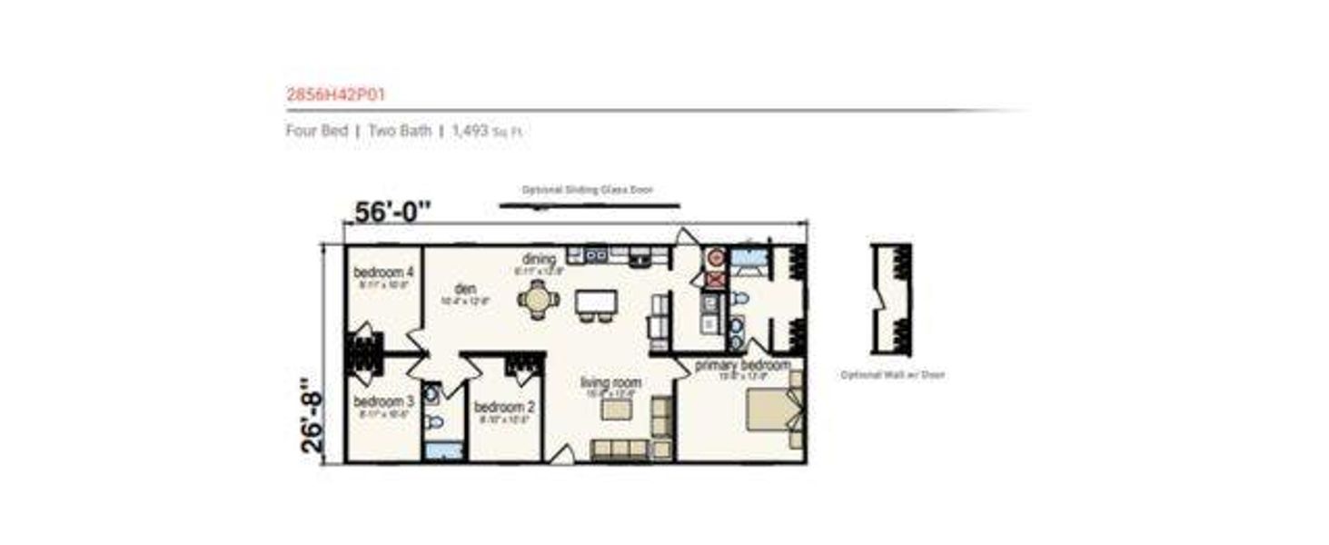 2D floor plan layout of this home in , Waller, TX (Image 4). 2D floor plan layout of this home in , Waller, TX (Image 4).