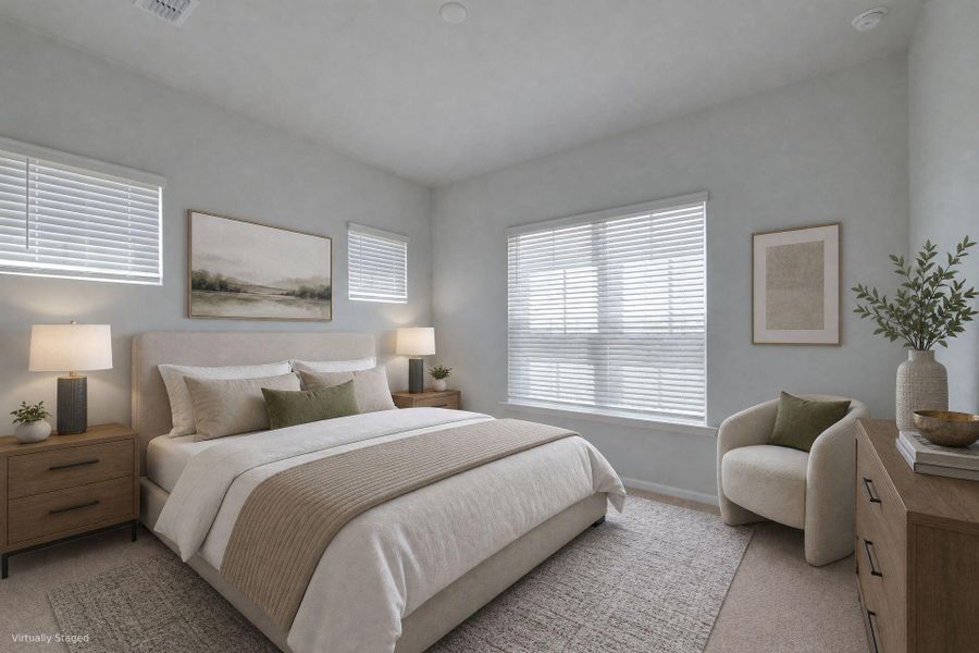 Furnished interior view inside a new home in , Charleston (Image 18).