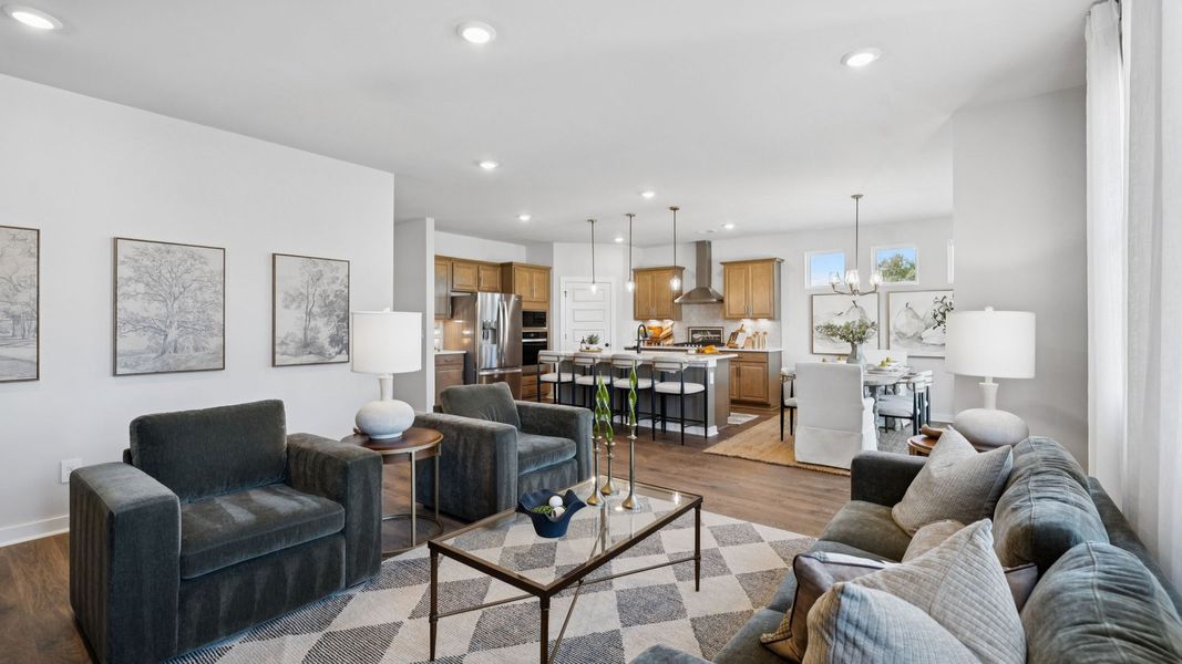 Representative furnished interior of a home built from the MILFORD A by D.R. Horton in Pottsview, Smyrna (Image 26).