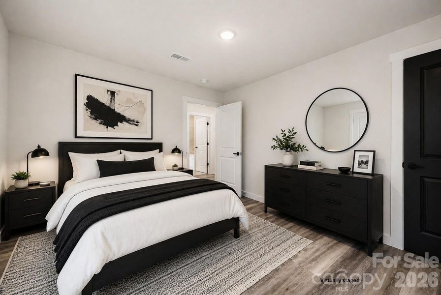 Furnished interior view inside a new home in , Hickory (Image 9). Furnished interior view inside a new home in , Hickory (Image 9).