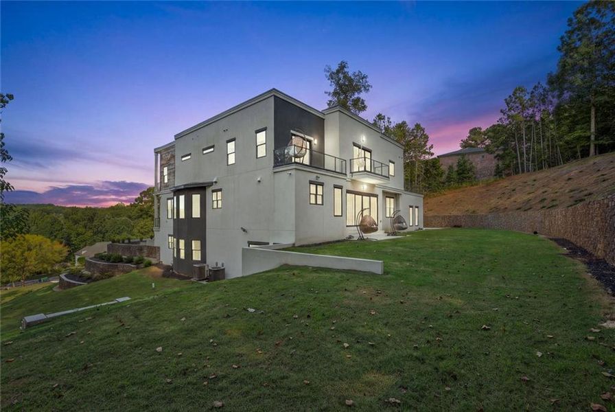 Exterior details and patio area of a home in , Stone Mountain (Image 31).