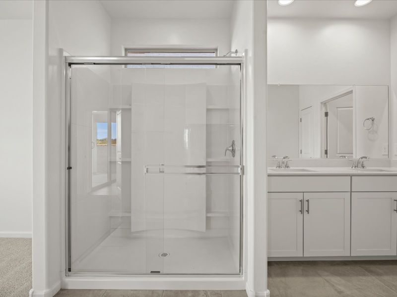 Furnished interior view inside a new home in Rincon Crest at Rocking K, Tucson (Image 8).