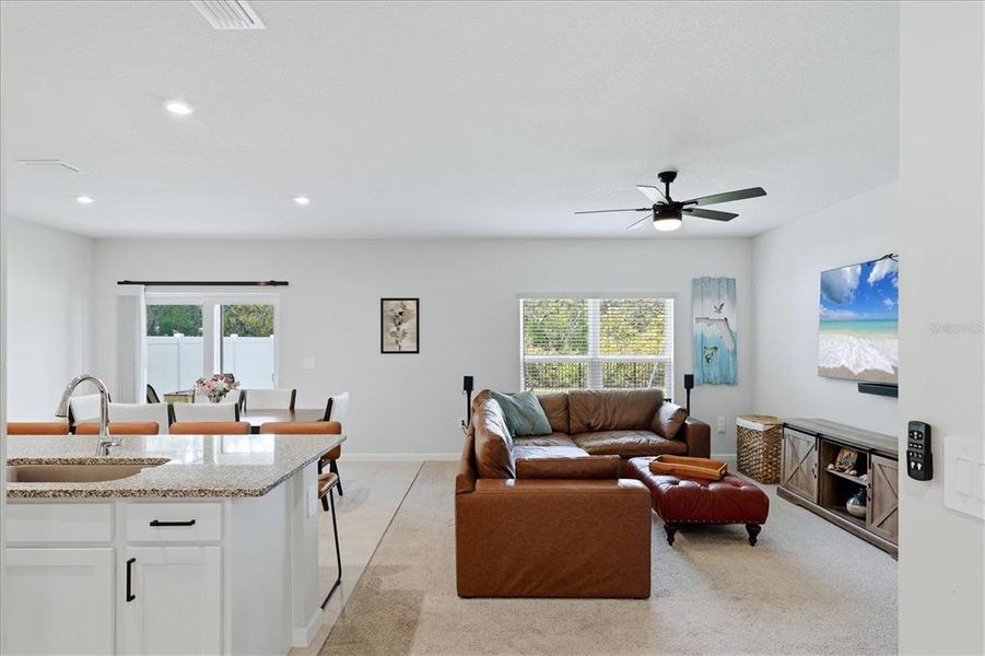 Furnished interior view inside a new home in Hillwood Preserve, Bradenton (Image 10).