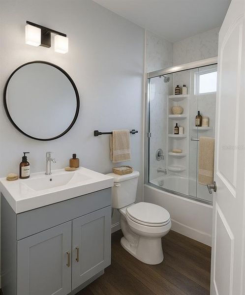 Furnished interior view inside a new home in , Deland (Image 12).