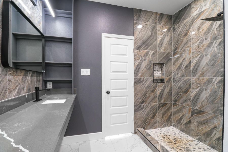 Furnished interior view inside a new home in , Houston (Image 10).