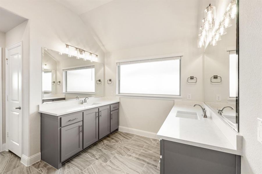 Furnished interior view inside a new home in Villages of Walnut Grove, Midlothian (Image 12).