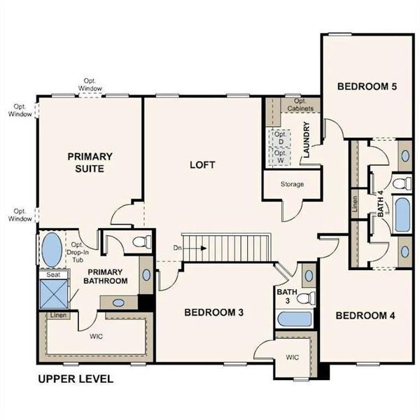 2D floor plan layout of this home in Oakhurst Manor, McDonough, GA (Image 3). 2D floor plan layout of this home in Oakhurst Manor, McDonough, GA (Image 3).