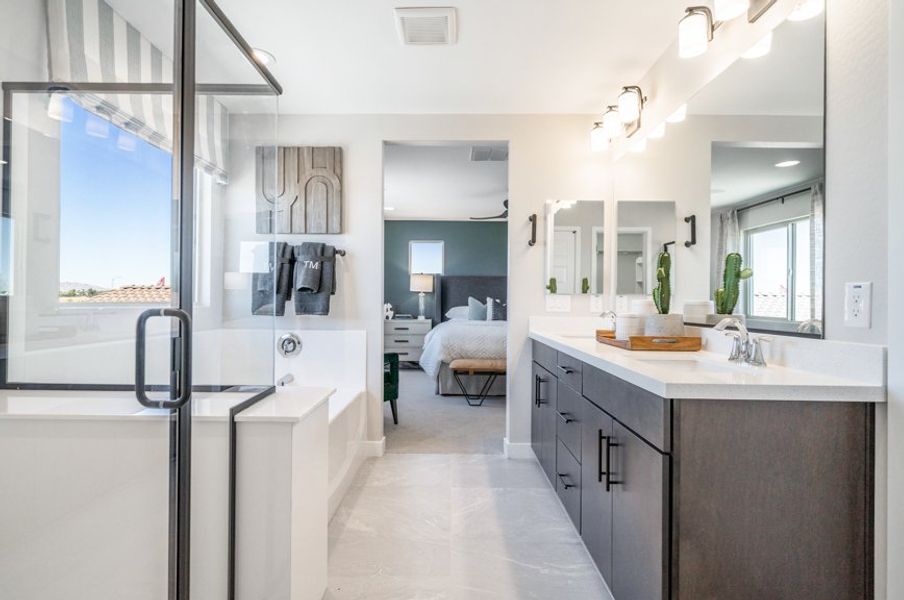 Furnished interior view inside a new home in Allen Ranches, Litchfield Park (Image 15).