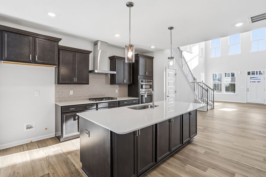 Furnished interior view inside a new home in Ovation at Sweetbrier, Durham (Image 7).