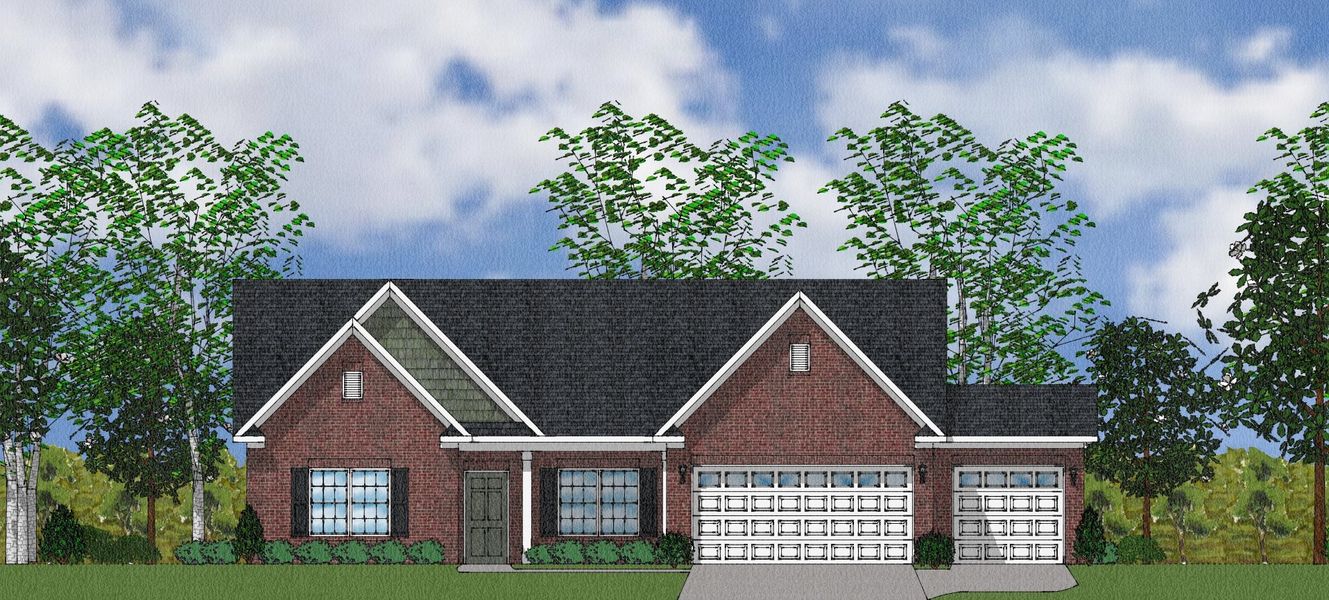 Representative exterior photo of a completed home built from the Callista - Winsome Collection by Mungo Homes in Cadence, Greensboro, NC (Image 13). Representative exterior photo of a completed home built from the Callista - Winsome Collection by Mungo Homes in Cadence, Greensboro, NC (Image 13).