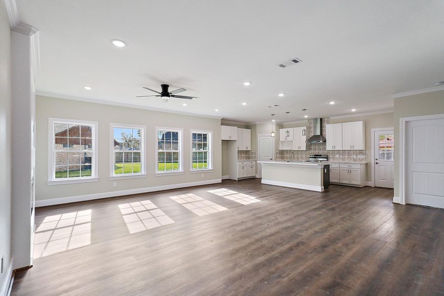 Spacious, unfurnished interior of a new home in , Crosby (Image 21).