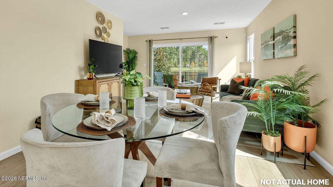 Furnished interior view inside a new home in Trout River, Jacksonville (Image 5).