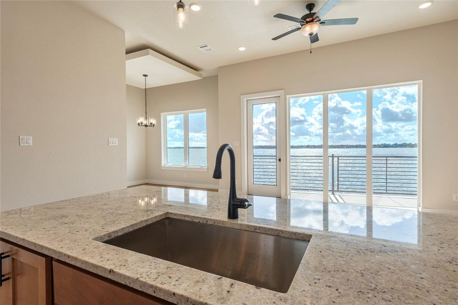 How about this view while cooking or entertaining.