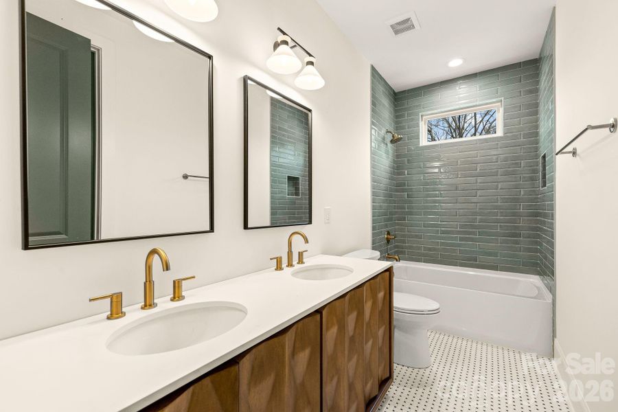 Furnished interior view inside a new home in , Charlotte (Image 34).