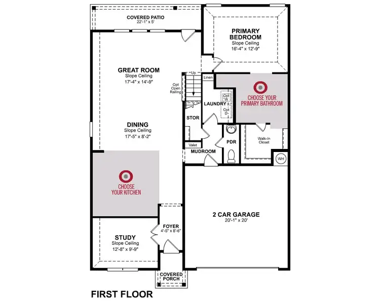 2D floor plan layout of this home in Stark Farms, Denton, TX (Image 4). 2D floor plan layout of this home in Stark Farms, Denton, TX (Image 4).