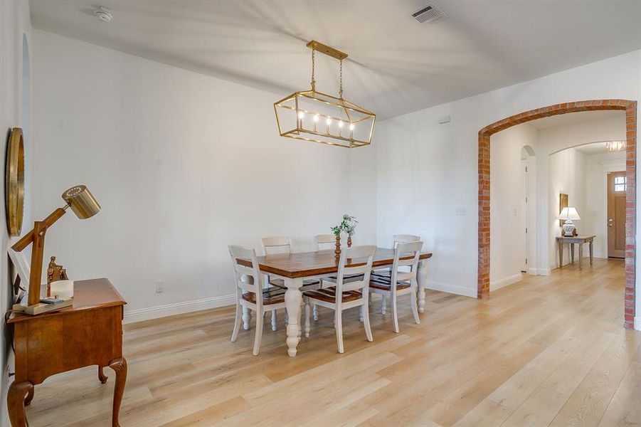 Furnished interior view inside a new home in , Aledo (Image 7).
