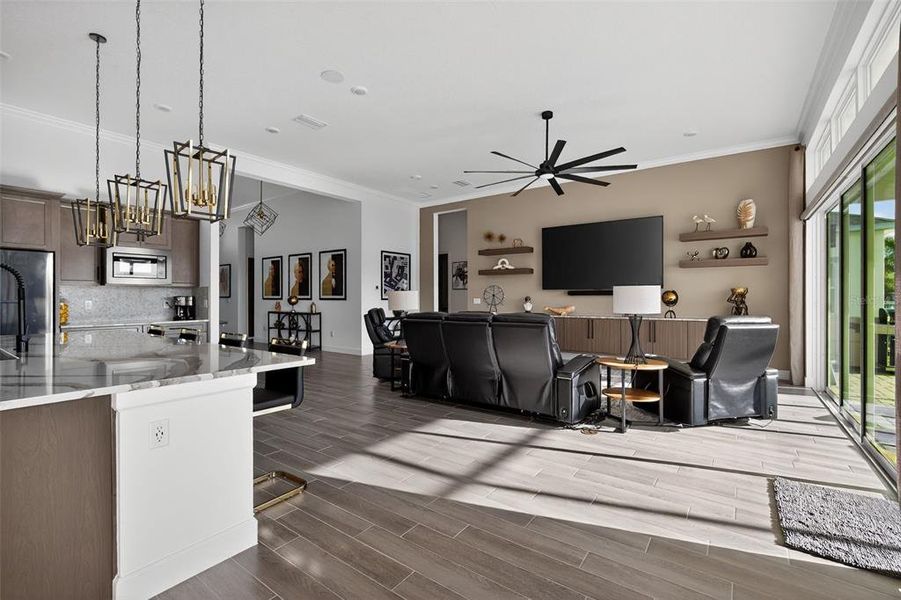 Furnished interior view inside a new home in , Apollo Beach (Image 6).