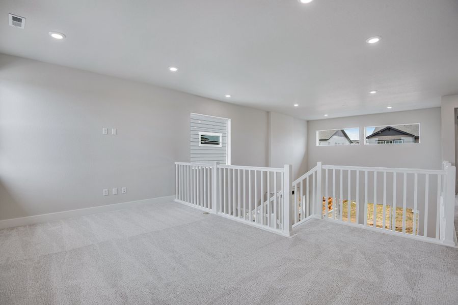 Spacious, unfurnished interior of a new home in The Aurora Highlands, Aurora (Image 23). Spacious, unfurnished interior of a new home in The Aurora Highlands, Aurora (Image 23).