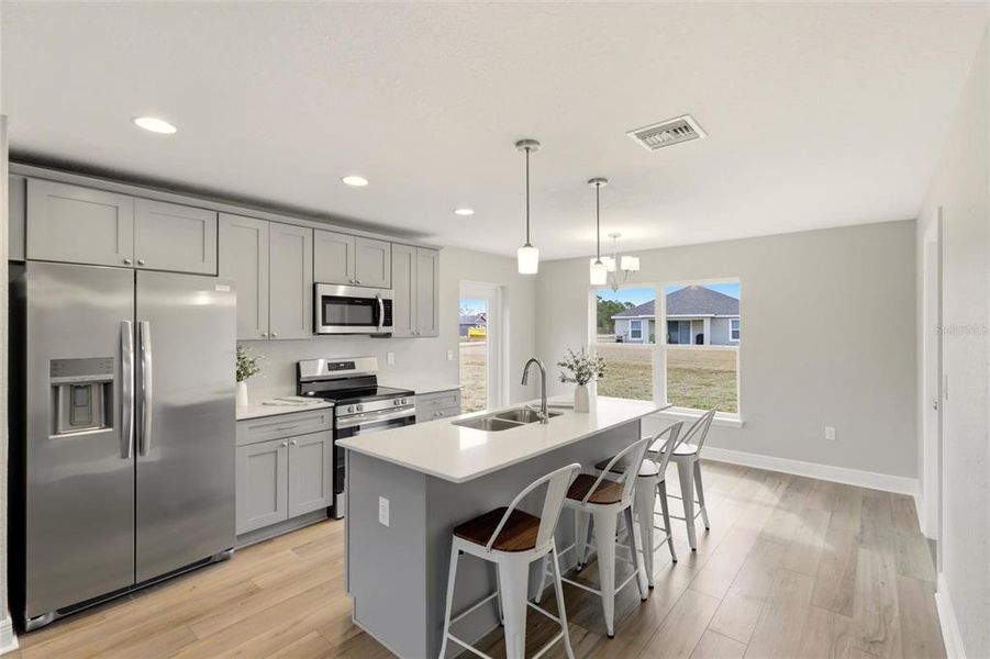 Furnished interior view inside a new home in , Sebring (Image 6).
