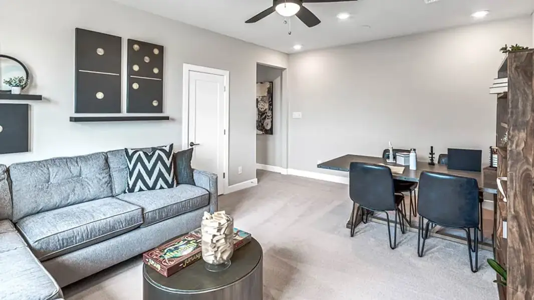Furnished interior view inside a new home in Avalon at Cypress, Cypress (Image 31).