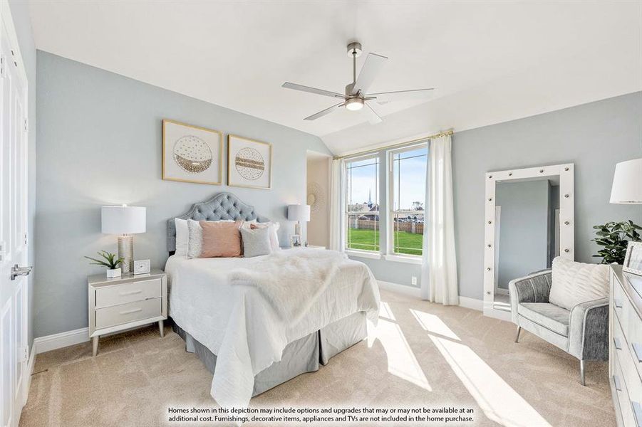 Furnished interior view inside a new home in Sutton Fields, Celina (Image 10).