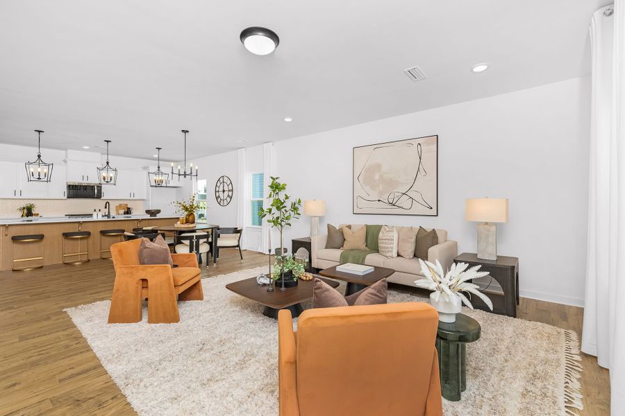 Representative furnished interior of a home built from the Wayne by True Homes in Westbrook Falls, Colfax (Image 7).