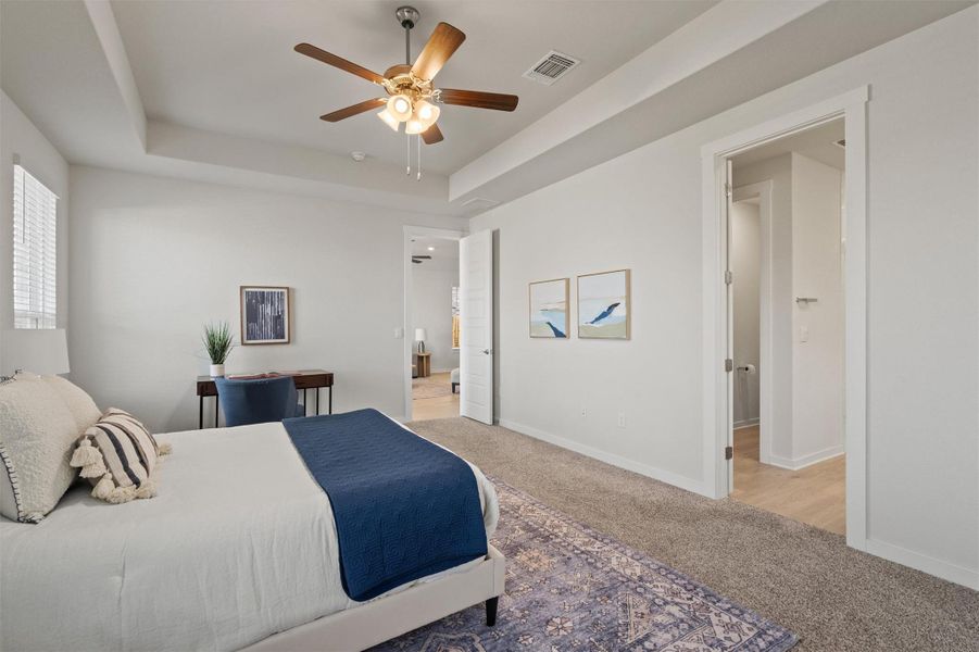 Furnished interior view inside a new home in Rosenbusch Ranch, Leander (Image 7). Furnished interior view inside a new home in Rosenbusch Ranch, Leander (Image 7).