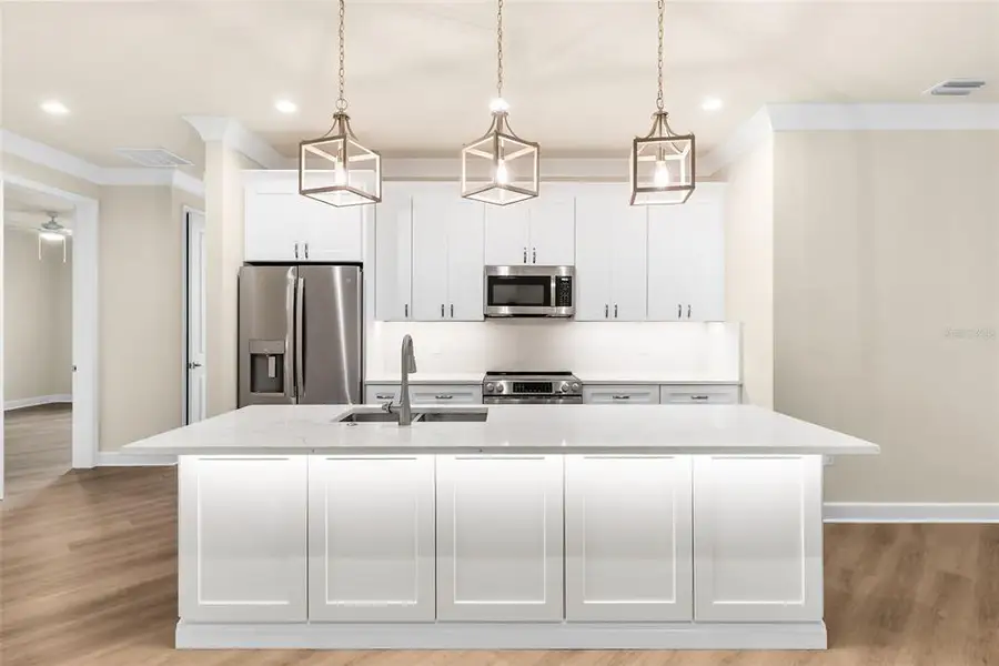 Furnished interior view inside a new home in , Tarpon Springs (Image 11).