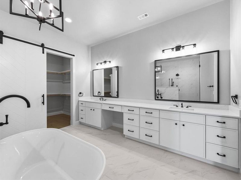 Furnished interior view inside a new home in , Alvord (Image 16).