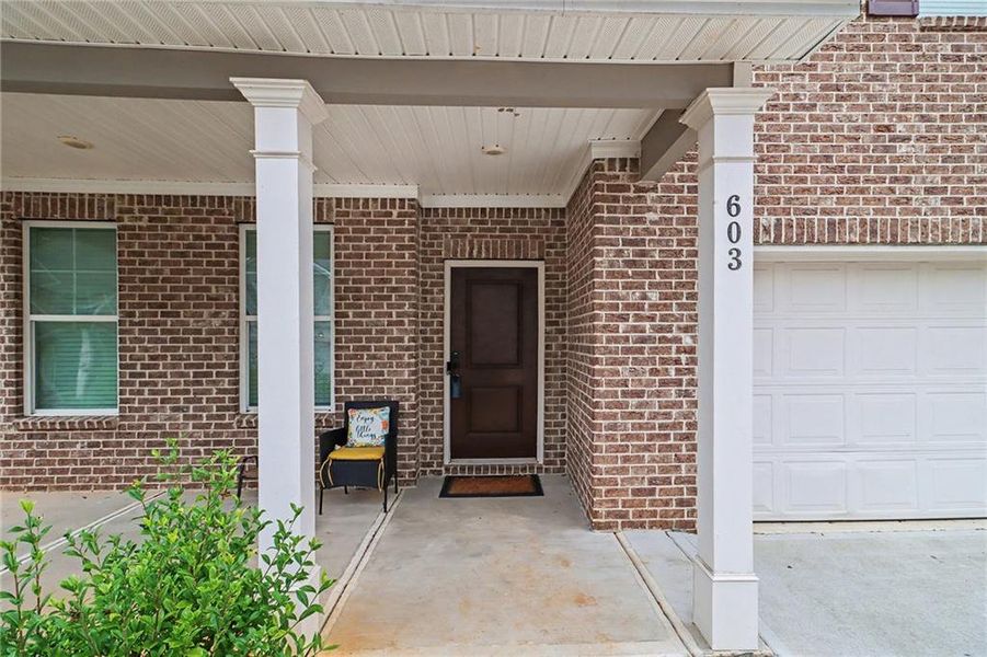 Exterior details and patio area of a home in , Atlanta (Image 11).