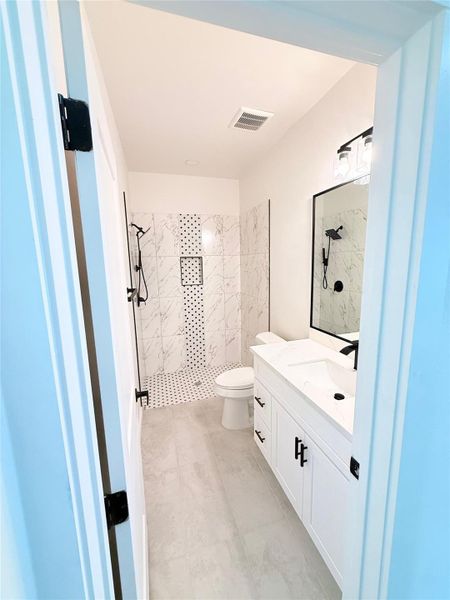 Furnished interior view inside a new home in , Cleveland (Image 11).