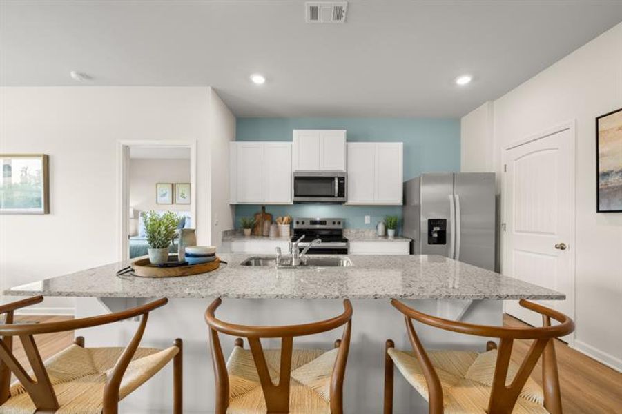 Furnished interior view inside a new home in Northberry, Rome (Image 13).