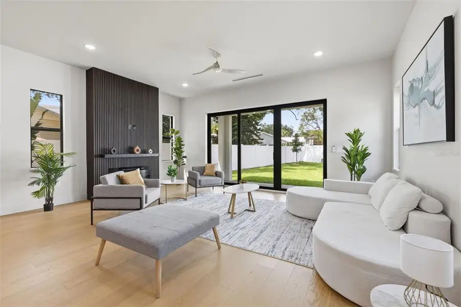 Furnished interior view inside a new home in , Tampa (Image 6).