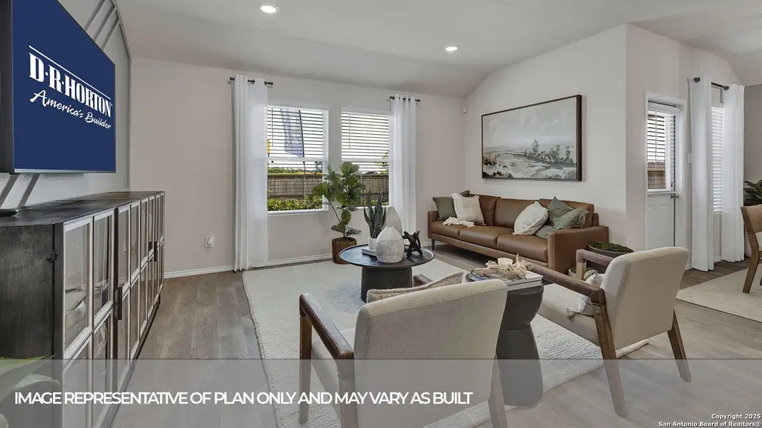 Furnished interior view inside a new home in Navarro Fields, Seguin (Image 5).
