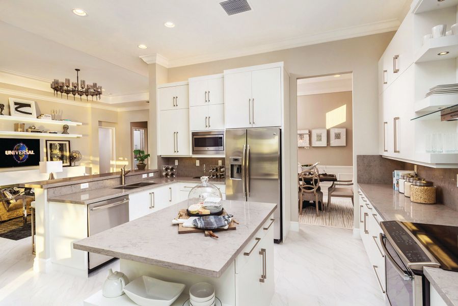 Representative furnished interior of a home built from the Julia by GL Homes in Valencia Grand (55+), Boynton Beach (Image 3).