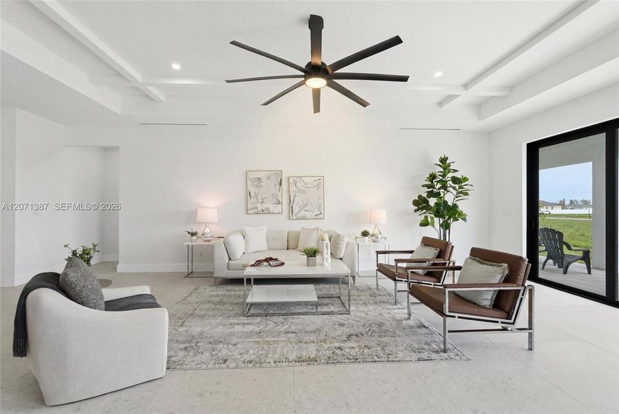 Furnished interior view inside a new home in , Cape Coral (Image 11).
