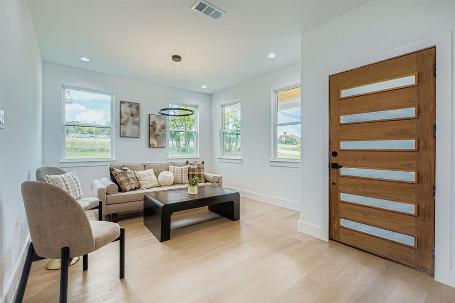 Furnished interior view inside a new home in , Kaufman (Image 5). Furnished interior view inside a new home in , Kaufman (Image 5).