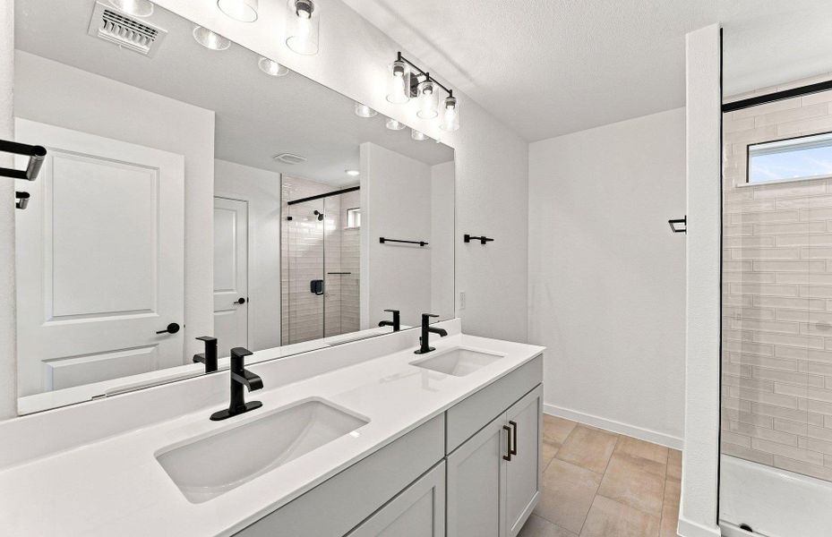 Furnished interior view inside a new home in Santa Rita Ranch, Liberty Hill (Image 7).