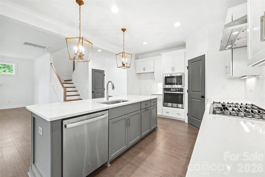 Furnished interior view inside a new home in , Mint Hill (Image 9).